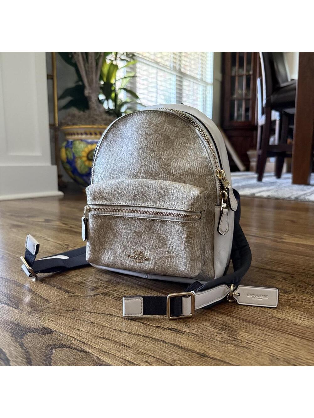 Coach Mini Charlie Signature Backpack 🤎 - Picture 9 of 9